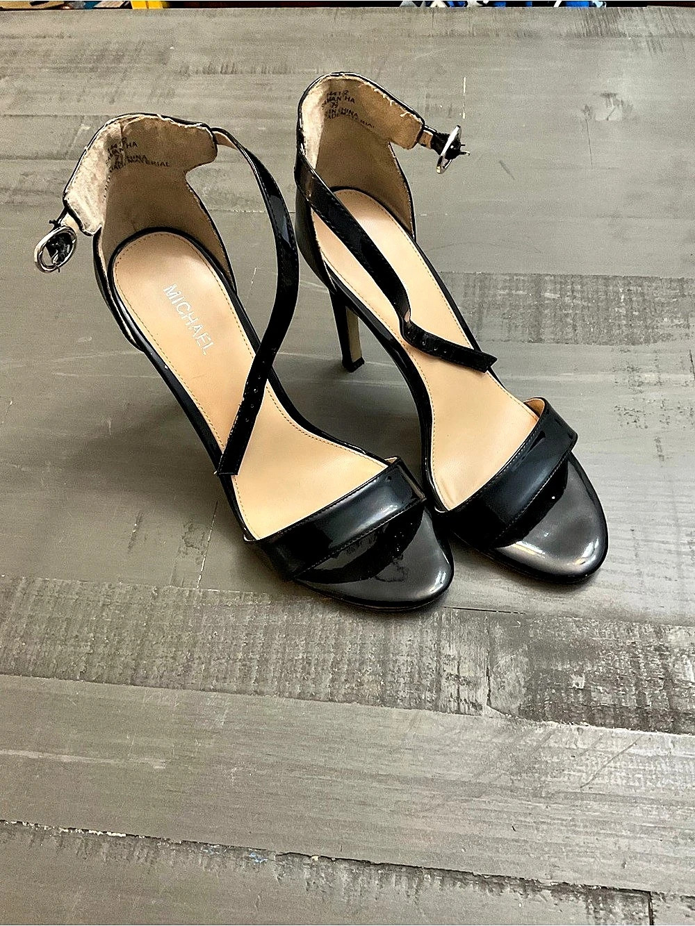 MICHAEL Kors Samantha Black Heels